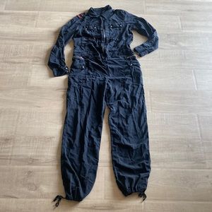 Da-Nang Silk blend Surplus Jumpsuit